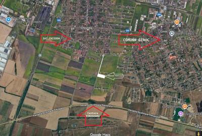 Teren Construcții intravilan de 974 mp, în Girocului