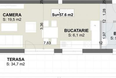 Apartament 3 camere cu terasă panoramică | Sânnicoară – Str. Viitorului | comple - 12