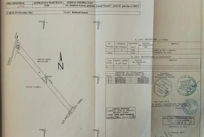 Teren Construcții intravilan de 2623 mp, în Boldești