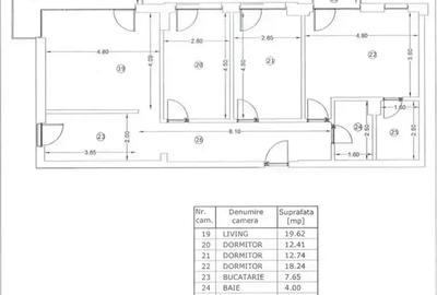 Apartament 4 camere cu balcon, terasa sut 106,50mp I Bloc nou, Unirii - 20