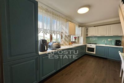 Penthouse 4 camere de vanzare, 2 bai complet mobilat si utilat - Giroc - 11