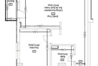Apartament 2 camere, 61mp, bloc nou, zona Corneliu Coposu - 5