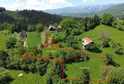 Loturi de teren 1.000 mp | Poarta – Bran | Vedere panoramică către Munții Bucegi - 1