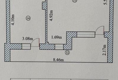 Apartament cu două camere și balcon bloc nou Palazu Mare - 21