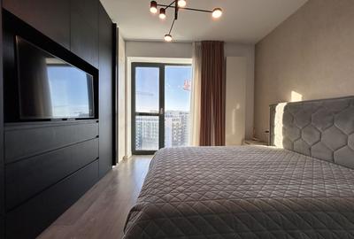 Apartament cu 2 camere semidecomandat, mobilat în Aviației