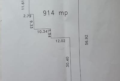 Teren Construcții intravilan de 914 mp, în Valu lui Traian