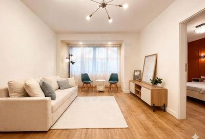 Apartament rafinat, 2 camere, complet renovat – Țiglina 2, etaj 3 - 4