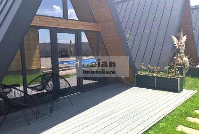 Gruiu, Complex Turistic De Vânzare, 4 Cabane A-frame, Piscină, Spatiu - 8