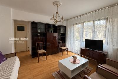 Apartament cu 2 camere semidecomandat, mobilat în Calea Victoriei