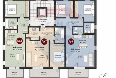 Apartament cu 2 camere de vânzare zona semicentrală-Marasti - 7