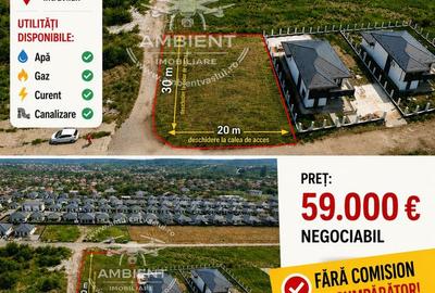 Teren Construcții intravilan de 650 mp, în Central
