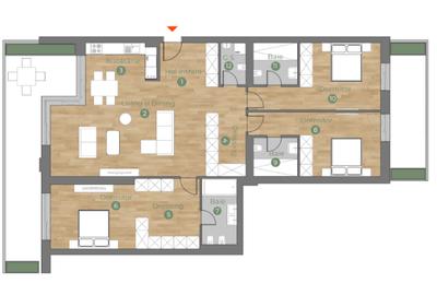 Apartament 4 camere Arcadia Park View- Langa Parcul Ciresari - 5