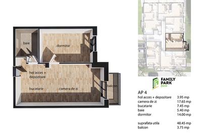 Apartament de 2 camere, in bloc nou, cu CF! - 3