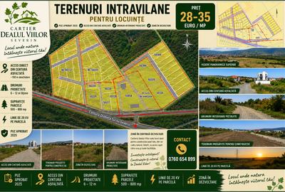 Teren Construcții intravilan de 535 mp, în Nord