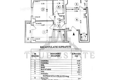 Apartament 2 camere decomandat, in bloc reabilitat termic, in zona Calea Mosilor - 15