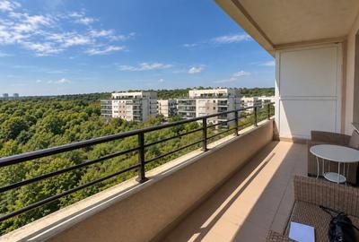 Apartament cu 2 camere semidecomandat, mobilat în Băneasa