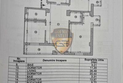 4 camere, Mamaia Sat / Nord, 100mp, 2 bai, 3 balco, et 5/6 lift, mobilat complet - 8
