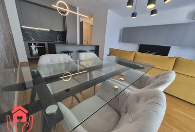 (Baneasa Shopping City-THE IVY)-3 camere mobilier ROVERE, orientare SUD, parcare - 9