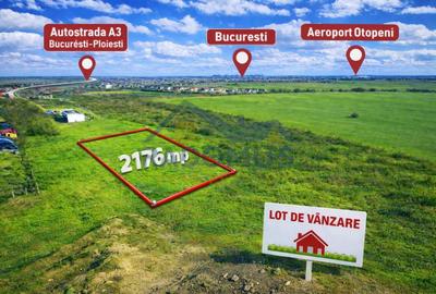 Teren intravilan–Balotești | 2.176 mp | Utilitati Disponibile I 64€/MP - 2