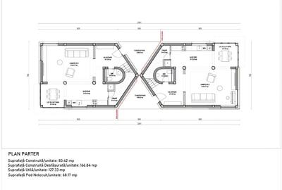 Doua unități tip Duplex cu 4 camere, 127mp utili si teren în Sângeorgiu de Mures - 1