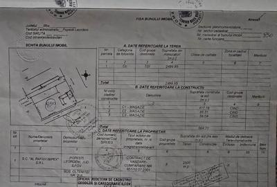 Vand teren intravilan suprafață 2500mp cu hale 564mp zona Popești-Leordeni - 1