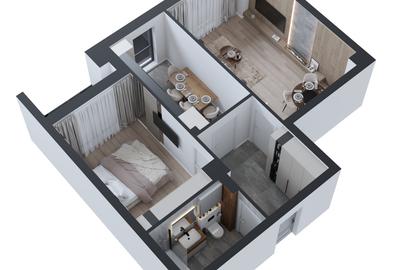 Apartament 2 camere CUG - Tehnopolis COD 152238 - 1