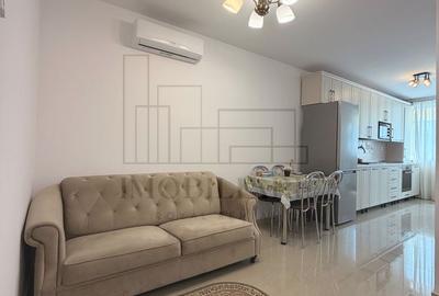 Apartament cu 2 camere semidecomandat, mobilat în Florești