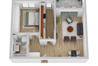 Apartament de 2 camere, 58mp Zona Andrei Muresanu - 1