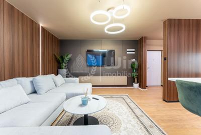 Apartament cu 2 camere semidecomandat, mobilat în Între Lacuri