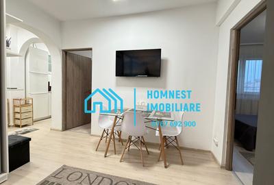 Apartament cu 3 camere semidecomandat, mobilat în Magheru