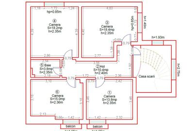 Circumvalatiunii | Casa individuala | 6 camere | Garaj - 35