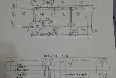 Sebastian Telita Dunavat 72 mp, etaj 4/4, centrala, bloc 1982 - 14