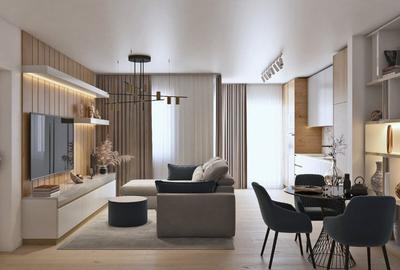 Apartament cu 2 camere semidecomandat în Pipera