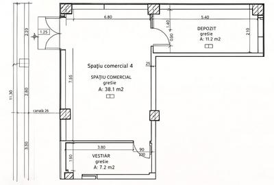 Spațiu comercial open space 61 mp, bloc nou, Borhanci - 1