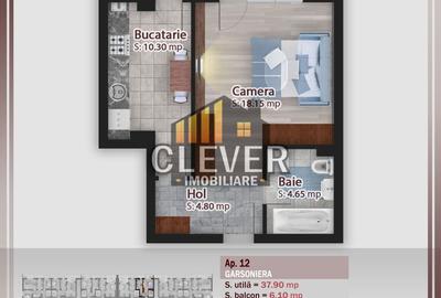 Garsoniera decomandata Direct Dezvoltator-Theodor Pallady - 1