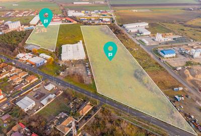 Teren industrial cu PUZ - 1178mp - 2