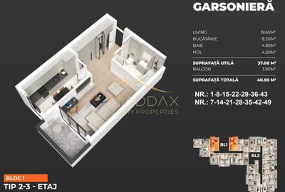 Garsoniera / 40.90 mp/ Popesti Leordeni/ zona Berceni - 1