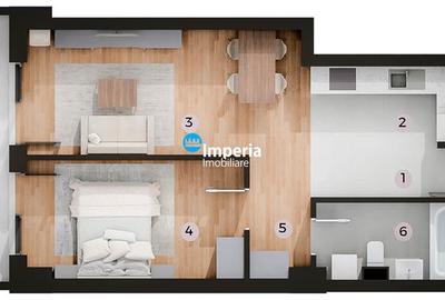 Proiect noi -Tatarasi Kaufland, Apartamente 2 camere pret PROMOTIONAL - 4