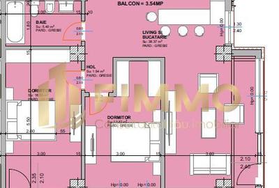 Ap. 3 camere | Bloc nou zona ULTRACENTRALA | 79 mpt | ID: 1784 - 3