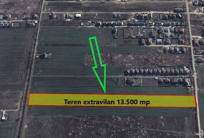 Teren agricol extravilan de 13500 mp, în Nord