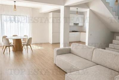 Vila individuala pe stil Mediteranean mobilata si utilata, cu 4 camere, 3 bai, 2 - 7