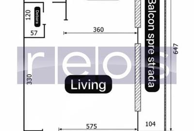 Apartament cu 2 camere semidecomandat în Dorobanți