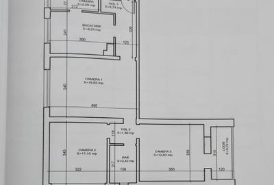 Apartament 3 camere, etaj intermediar, Piața Victoriei, comision 0% - 1