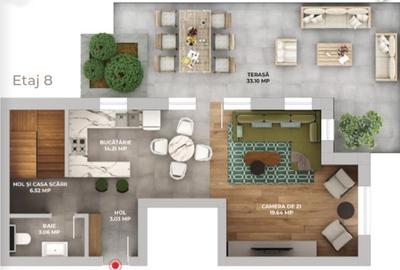 Apartament 3 camere tip Duplex Stil de viață premium spațiu care te definește - 19