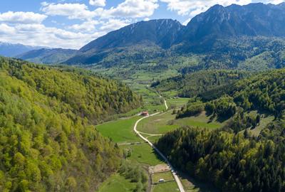 Comision0%Zarnesti-Bârsa Fierului-Teren 1.893 mp,  pt Casă de vacanță, A-frame - 2