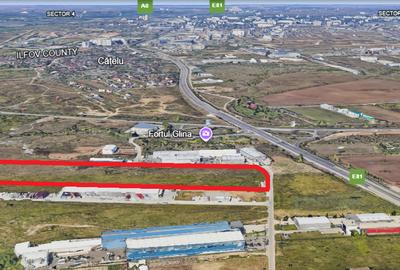 Teren Industrial 17.385 mp > Deschidere 230 m Colț > Lângă A2, Centura si A0 - 1