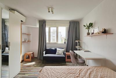 Garsonieră semidecomandată, mobilată în Lacul Tei