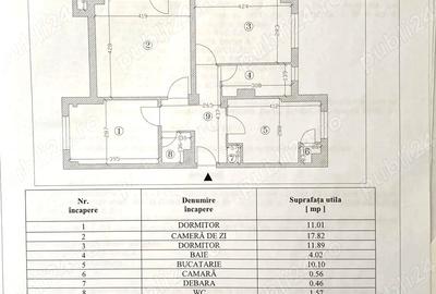 Vanzare ap. 3 cam. renovat,p/8 cu balcon, bl. 1985, MetrouTimpuri Noi - 6