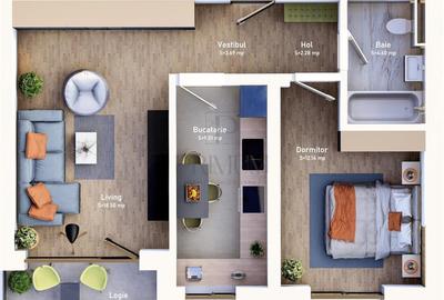 COMISION 0%!!! Mehala - 2 cam - bucatarie inchisa - BLOC NOU, CENTRALA PRORPIE - - 1