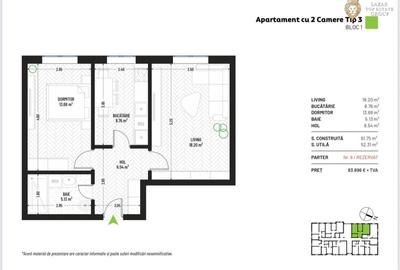 Apartament 2 camere Nou - Complex Rezidential - 33